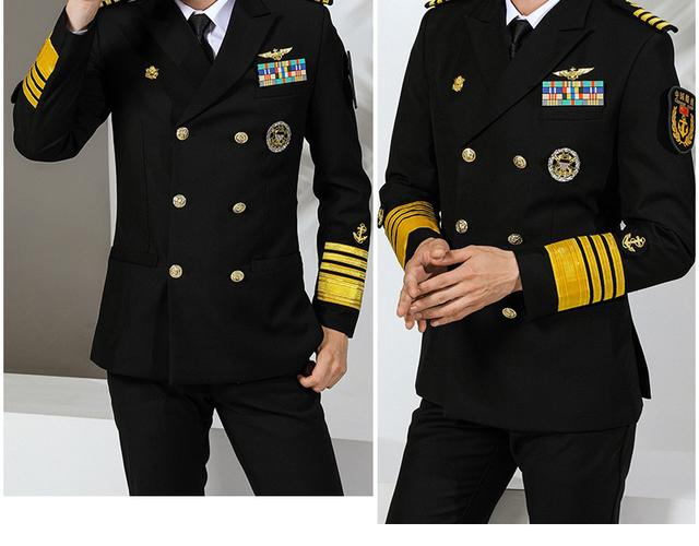 制服礼服游艇船长制服美海军晚宴常服演出服表演服套装西装男