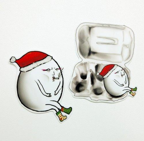 [stickes] 剩蛋圣诞快乐 大防水贴