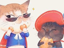 《猫盒》插图设计 ryebread 135