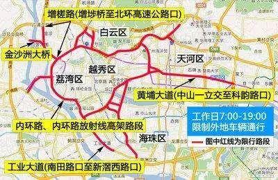 广州限行 今天,广州限行外地牌政策,正式实施!