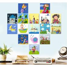 幼儿园墙面喷绘