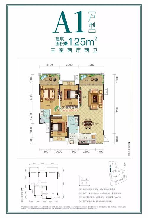 大邑山水华府最新户型图(1/13)