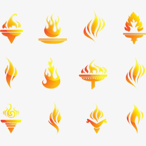 关键词 : 火把,火炬,火焰,图标,黄色