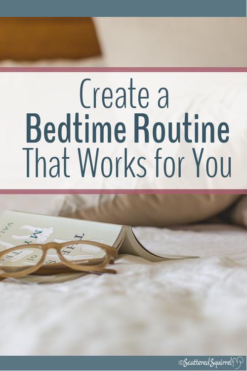 create a bedtime routine that works for you
