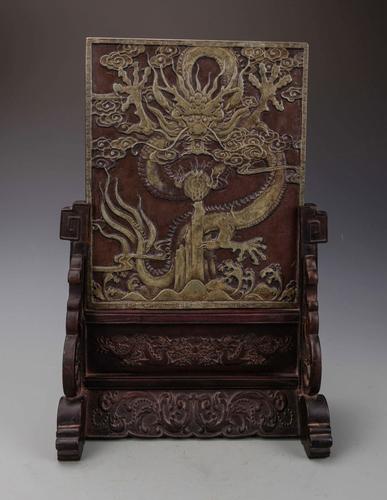 chinese stone tablet table screen