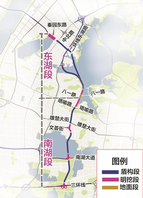武汉两湖隧道月底开建 是全球规模最大城市湖底隧道