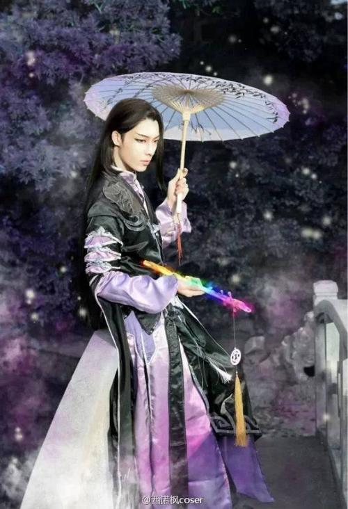 剑网三cos 万花 这个花哥有点冷