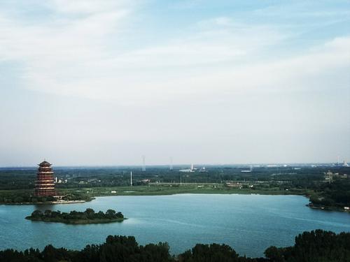 鸟瞰黄河楼 - 滨州论坛 - 大众论坛