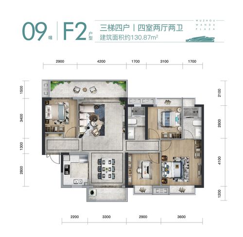 万达滨江城f2_万达滨江城户型图-梧州搜狐焦点网