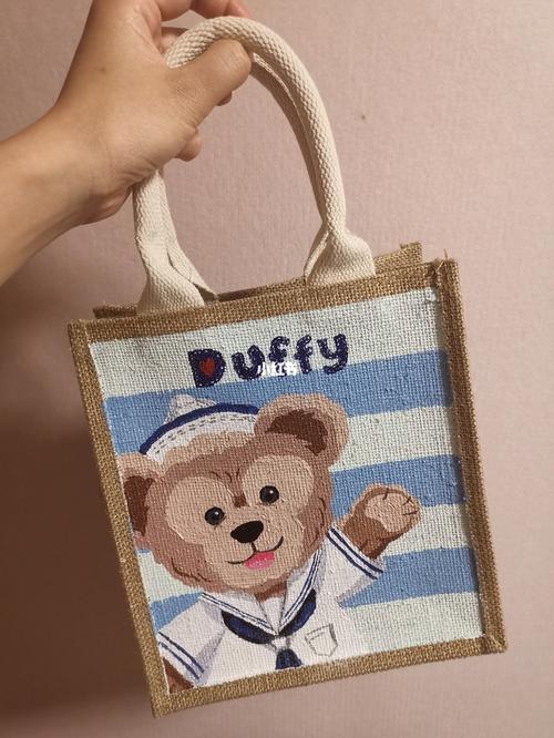 【muji麻布袋diy】达菲_无印良品怎么样_达菲_diy_muji麻布袋_兴趣