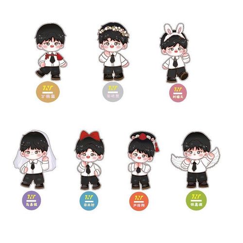 tnt时代少年团立牌q版宋亚轩丁程鑫刘耀文马嘉祺峻霖