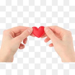 手捧爱心