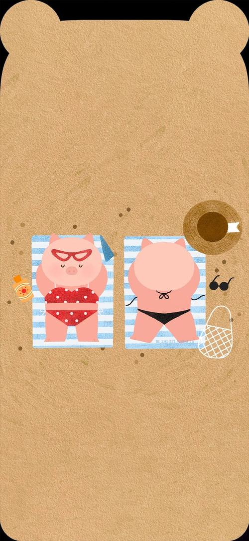 求带耳朵的可爱壁纸