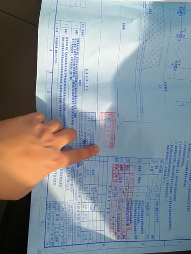 查阅图纸 签字盖章齐全
