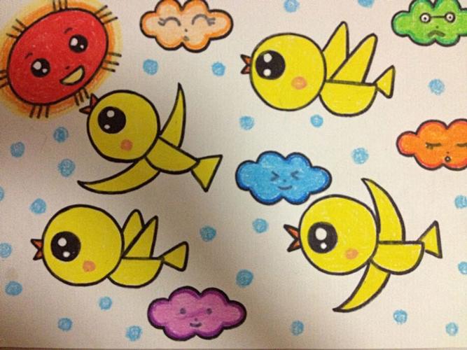 当我走到 大树下的时刻,突然发现有好几只小鸟围在一起,我想它们是否