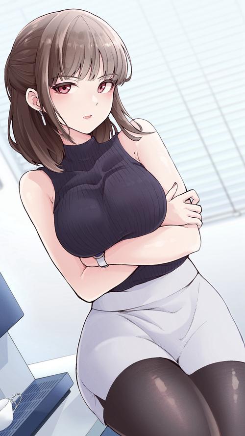 性感动漫御姐美女手机壁纸
