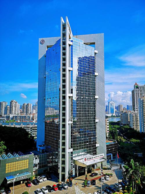 厦门筼筜湖畔景色