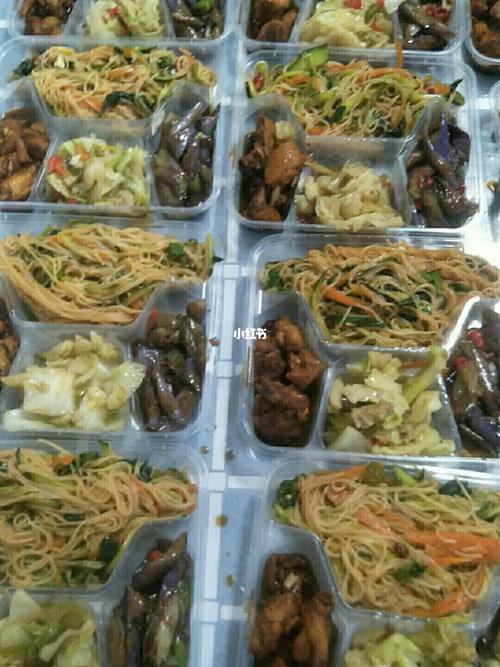 工地卖盒饭_美食_美食_美食展示