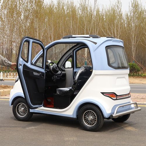 成人老年人电动车接送新能源全封闭电瓶车四轮车