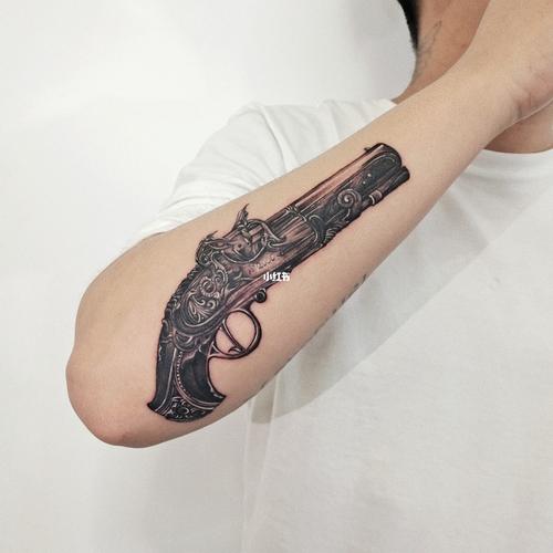 余文乐同款手枪纹身_纹身_刺青_乐野刺青纹身工作室攻略_我的纹身分享