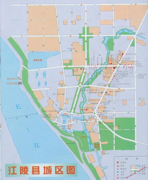 江陵县城区地图全图,江陵县城区地图高清版下载 - 户外资料网8264.com