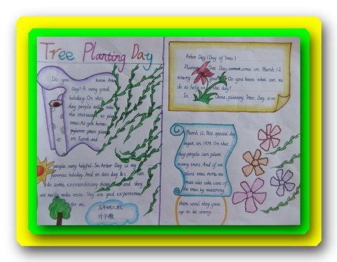 十二个月份的节日英语手抄报 快乐的节日手抄报