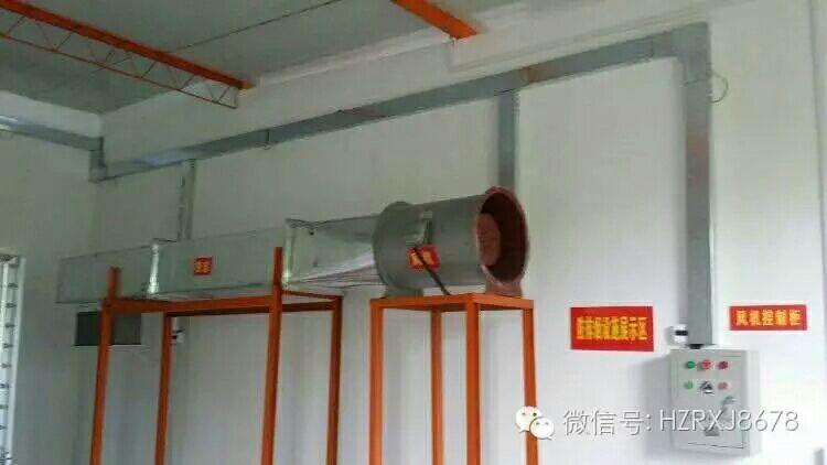机械防排烟系统展示区!