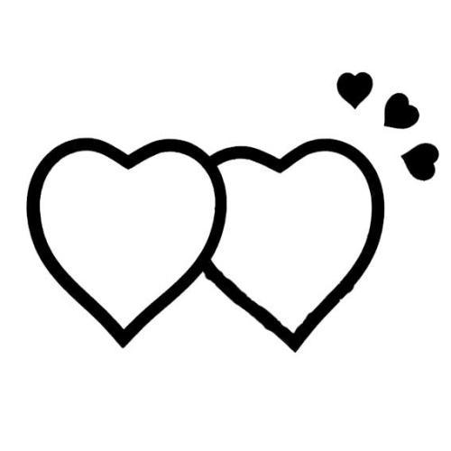 简笔画爱心头像图片大全集