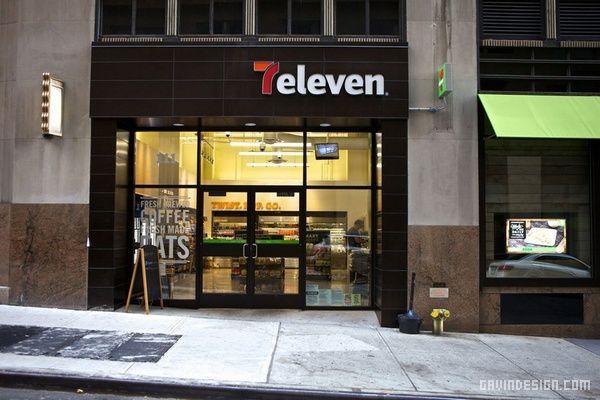 纽约7 eleven概念便利店新形象设计 超市设计 概念店