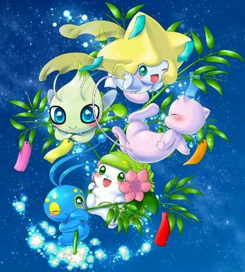 梦幻精灵…_来自爱吃猫的鱼神奇宝贝的图片分享-堆糖