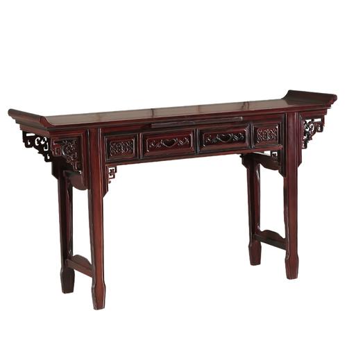 南美实条几案实木家具玄关桌供桌红木家具明式中式翘头案简约