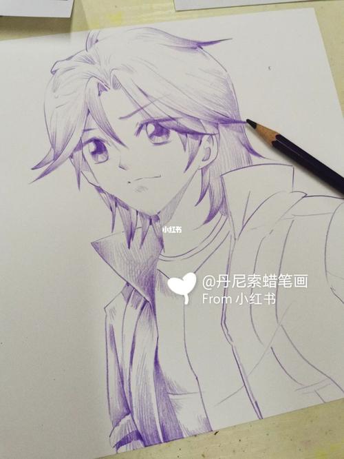 手绘唐三_手绘_素描_兴趣爱好_绘画