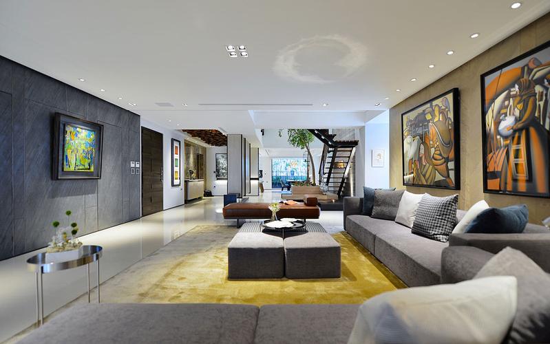 勃朗专业高端别墅设计公司-艺术家别墅豪宅装修设计图