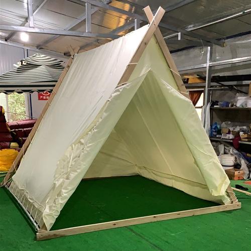 茶吧户外帐篷 三角形帐篷 野奢休闲帐篷 户外情侣帐篷 火锅帐篷