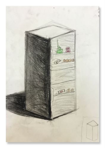 素描几何体加联想