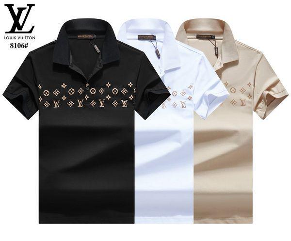 lv polo衫 2020新款 翻领短袖polo衫 mg8106款
