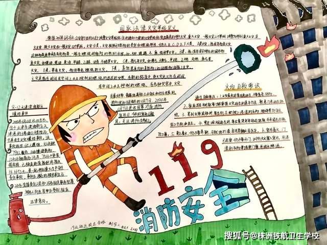 19级铁运校企合班 这次手抄报的评选为学生提供了锻炼自身,增加安全