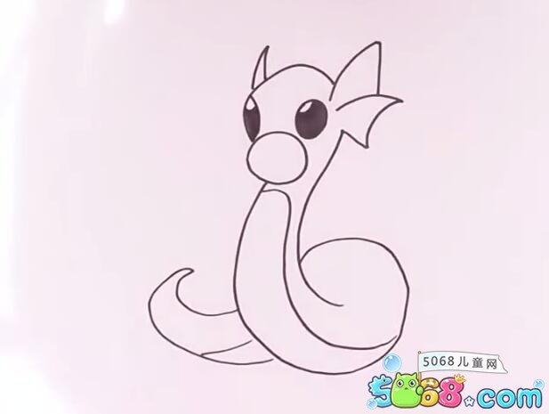 简笔画 (第2页),哈克龙简笔画图片大全,内容有神奇宝贝快龙简笔画