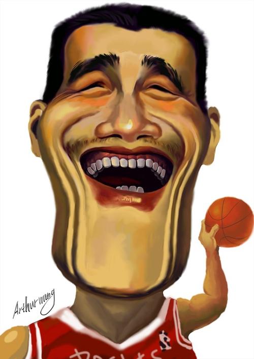 姚明漫画像
