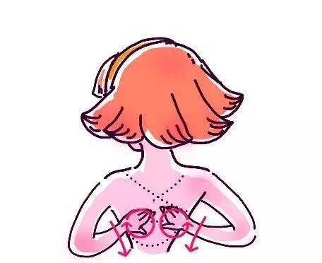 中心区按摩拉长背部肌肉线条