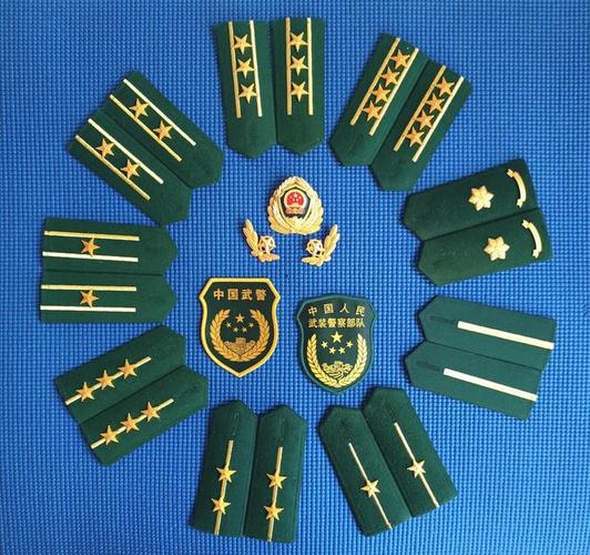 毛启国武警07式警衔肩章图鉴