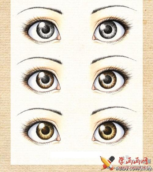 漫画教程_人物眼睛的画法图解