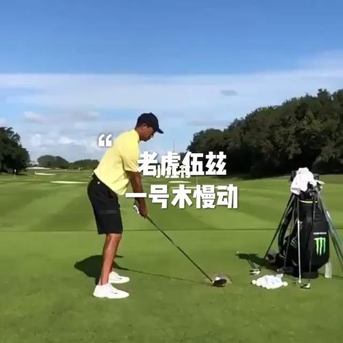 老虎伍兹  的#一号木  #挥杆  慢动作,力量传递顺序值得学习#高尔夫