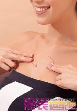 腋下往上一寸半,乳头旁间二寸,锁骨下第一条与第二条肋骨之间的接缝处