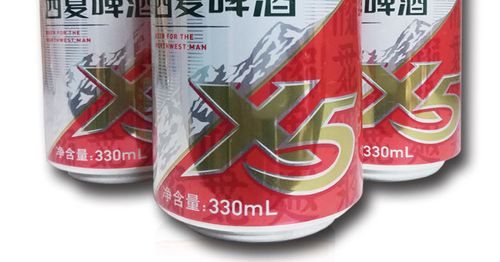 嘉士伯旗下 西夏啤酒夺命x5听装330ml*12瓶整箱西夏x5胜青岛崂山_9折