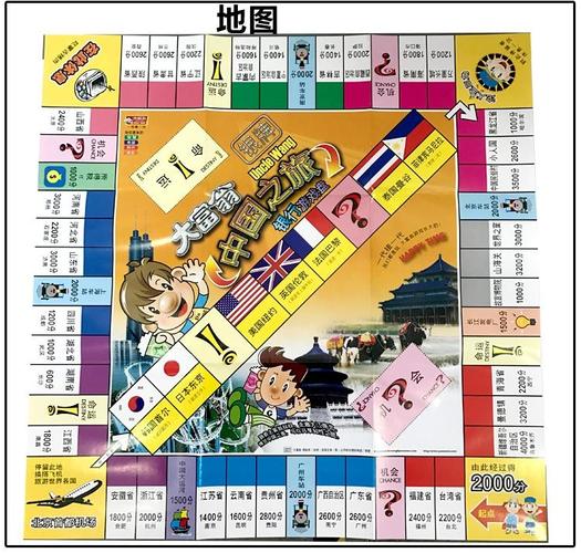 正版儿童大富翁世界之旅游戏强手棋地产大亨银行桌游中国之旅飞行_7折