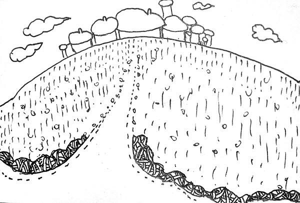 最近【原创漫画】小8历险记的一些草稿