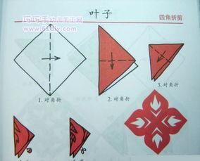 幼儿剪纸图片图案大全轴对称剪纸图案大全怎么剪简单的儿童剪纸