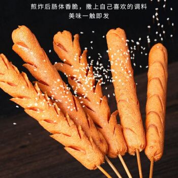 双润淀粉肠火腿双润煎烤旺油炸香肠 街头铁板烧烤肠煎
