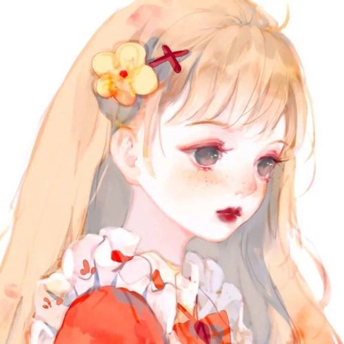 三人动漫二次元闺蜜头像高冷且可爱超级霸气女生头像